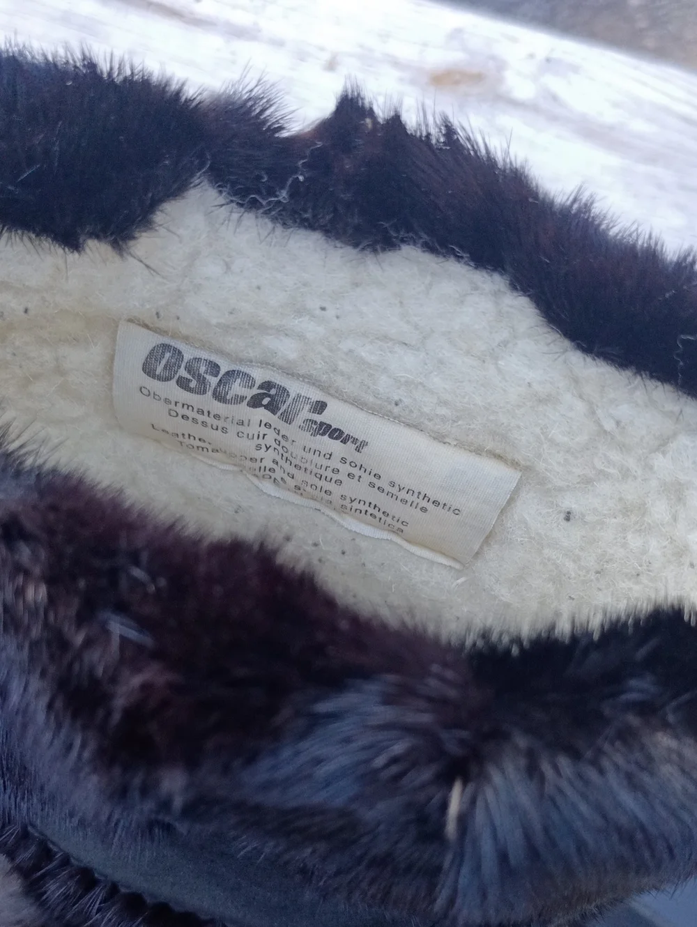 Oscar Beaver Fur Leather Black Boots Made In Italy Size 6 Absolutely Gorgeous.